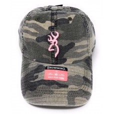 Browning Woodland Camo Pink Buck Hat Hunting Cap Mujers One Size New NWT  eb-63381331